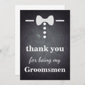 Hartelijk dank voor het feit dat u mijn fractiegen bedankkaart (Voorkant / Achterkant)