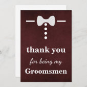 Hartelijk dank voor het feit dat u mijn fractiegen bedankkaart (Voorkant / Achterkant)