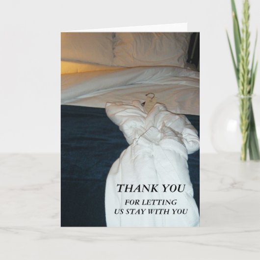 Hartelijk dank voor het feit dat we bij je creditc bedankkaart (Voorkant)