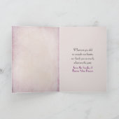 Hartelijk dank voor het Floral-sympathie van de fa Kaart (Binnen)