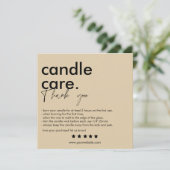 Hartelijk dank voor het moderne Visitekaartje voor Bedankkaart (Staand voorkant)