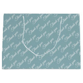 Hartelijk dank voor het pakpapier groot cadeauzakje (Voorkant)