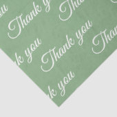 Hartelijk dank voor het pakpapier tissuepapier (Detail)