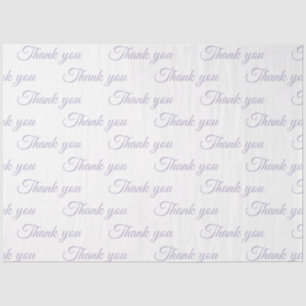 Hartelijk dank voor het pakpapier tissuepapier