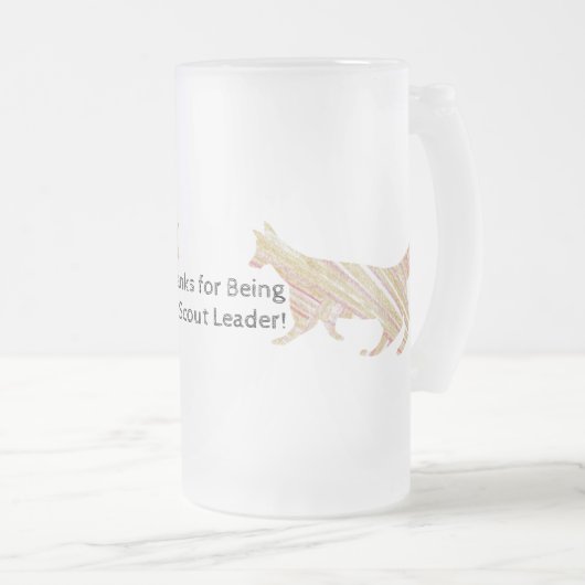 Hartelijk dank voor het schitterende Leader Patter Matglas Bierpul (Voorkant rechts)