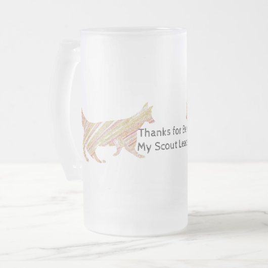 Hartelijk dank voor het schitterende Leader Patter Matglas Bierpul (Voorkant links)