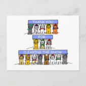 Hartelijk dank voor het schoonmaken van de sneeuw briefkaart (Voorkant)