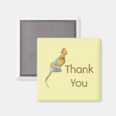 Hartelijk dank voor het  Sitter Kat Kleurblok Sitt Magneet (Voorkant / Achterkant)