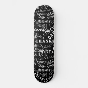 Hartelijk dank voor het Skateboard in meerdere tal