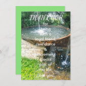 Hartelijk dank voor het speciale Wenskaart van de  (Voorkant / Achterkant)