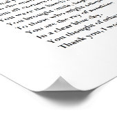 Hartelijk dank voor het vrijwilligerswerk poster (Hoek)