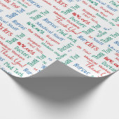 Hartelijk dank voor het werkdocument van de medisc cadeaupapier (Hoek)