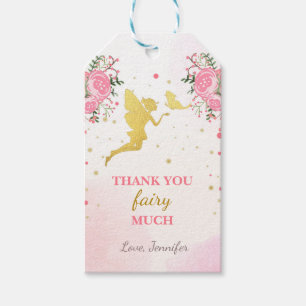 Hartelijk dank voor labels Butterfly Magical Birth Cadeaulabel