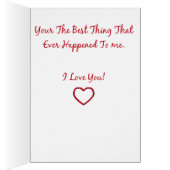 Hartelijk dank voor mijn kinderkaart (Binnen (Rechts))