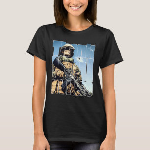 Hartelijk dank voor mijn militaire veteraan van He T-shirt