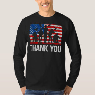 Hartelijk dank voor ons vlaggenpatriottische sloop t-shirt