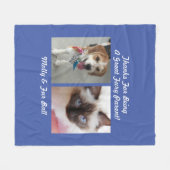 Hartelijk dank voor uitgebreide Fury Parent DIY Pe Fleece Deken (Voorkant (Horizontaal))