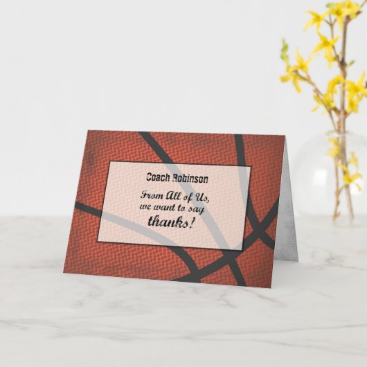 Hartelijk dank voor uw aangepaste coachnaam, Baske Kaart (Gele Bloem)