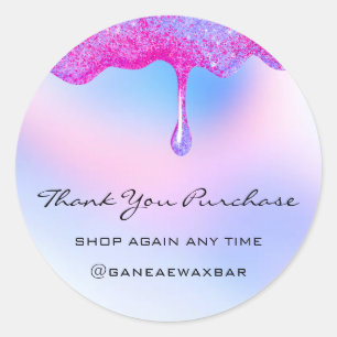 Hartelijk dank voor uw aankoop van Boutique Ombre Ronde Sticker