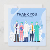 Hartelijk dank voor uw artsen en verpleegkundigen (Voorkant)