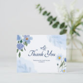 Hartelijk dank voor uw assistentie  briefkaart (Staand voorkant)