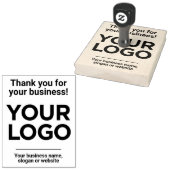Hartelijk dank voor uw bedrijf Website Slogan Comp Rubberstempel (Gestempeld)