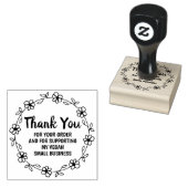 Hartelijk dank voor uw bestelling, kleine bedrijve 	rubberstempel (Gestempeld)