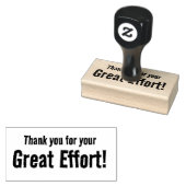 Hartelijk dank voor uw grote inzet! 	rubberstempel (Gestempeld)