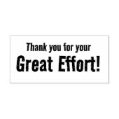 Hartelijk dank voor uw grote inzet! 	rubberstempel (Afrduk)