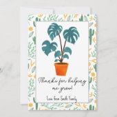 Hartelijk dank voor uw hulp bij het verbouwen van  kaart (Voorkant)