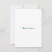 Hartelijk dank voor uw kaart (Achterkant)