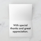 Hartelijk dank voor uw kaart (groot afdrukken) (Binnen)