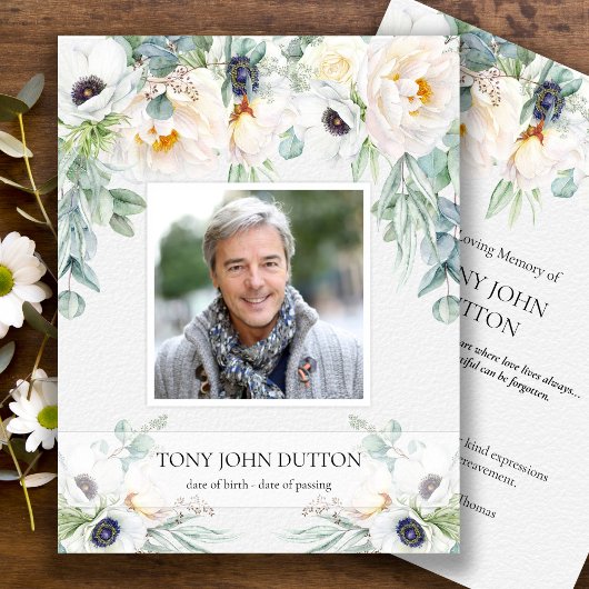 Hartelijk dank voor uw kaartje voor begrafeniswitt bedankkaart