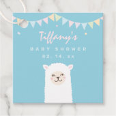 Hartelijk dank voor uw komst om het Baby shower va Bedankjes Labels (Voorkant)