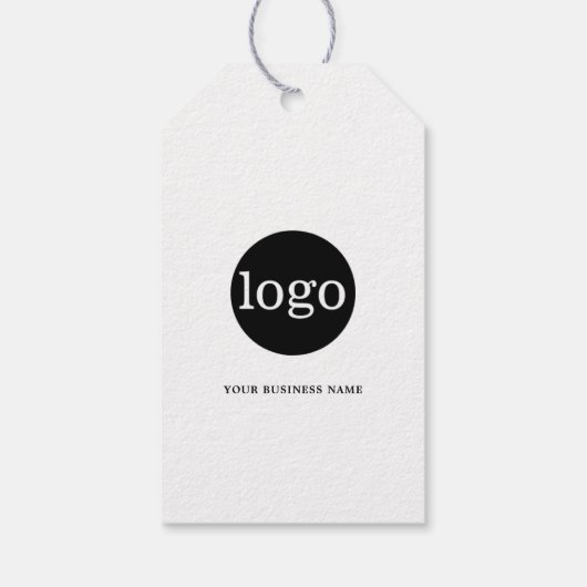 Hartelijk dank voor uw Logo Label Hang Label Cadeaulabel (Achterkant)