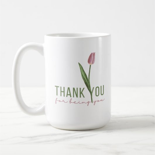 Hartelijk dank voor uw Mok (Links)