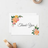 Hartelijk dank voor uw platte briefkaart (Voorkant / Achterkant in situ)