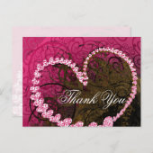 Hartelijk dank voor uw rasterbes briefkaart (Voorkant / Achterkant)