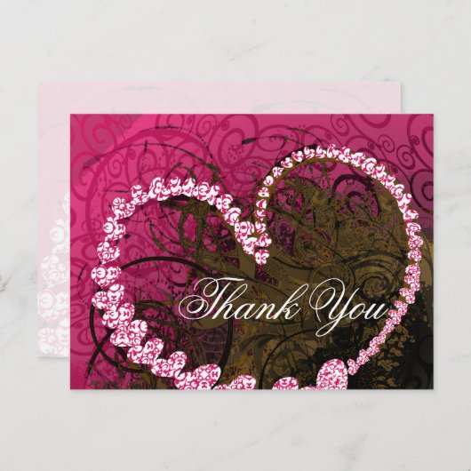 Hartelijk dank voor uw rasterbes briefkaart (Voorkant / Achterkant)