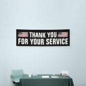 Hartelijk dank voor uw servicepatriottische Amerik Spandoek (Beurs)