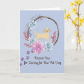 Hartelijk dank voor uw speciale pleitbezorger voor kaart (Gele Bloem)