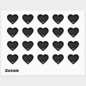 Hartelijk dank voor uw steun aan uw lokale imkerij hart sticker (Vel)