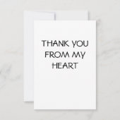 Hartelijk dank voor uw vriendelijkheid Hartelijk d Bedankkaart (Achterkant)