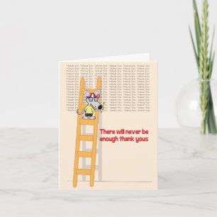 Hartelijk dank voor uw vriendenkaart bedankkaart