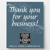 Hartelijk dank voor uw werk met logo fotoplaat (Voorkant)