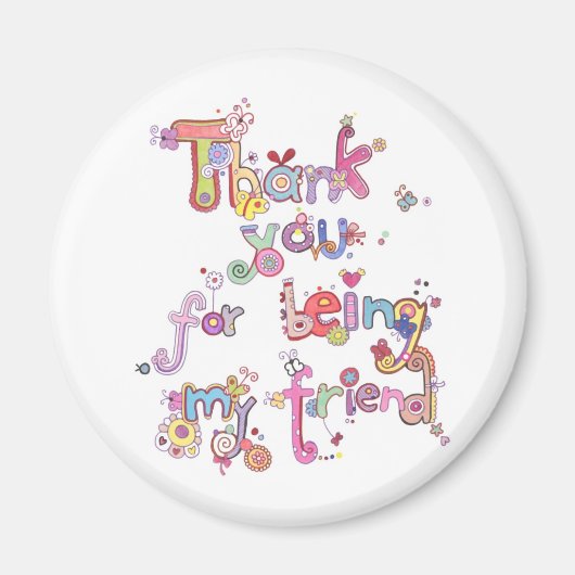 Hartelijk dank, vriend magneet (Voorkant)