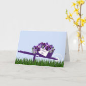 Hartelijk dank, Wenskaart Pansies Kaart (Gele Bloem)