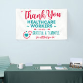 Hartelijk dank, werknemers in de gezondheidszorg spandoek (Beurs)