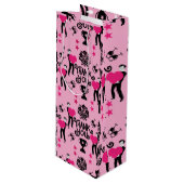 Hartelijk dank wijn cadeautas (Voorkant Gekanteld)