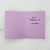 Hartelijk gefeliciteerd, daarom denk je dat kaart (Binnen)